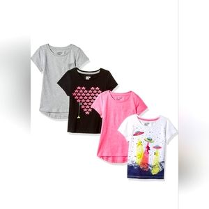 Amazon Essentials Girls and Toddlers' Short-Sleeve T-Shirt Tops size M 8